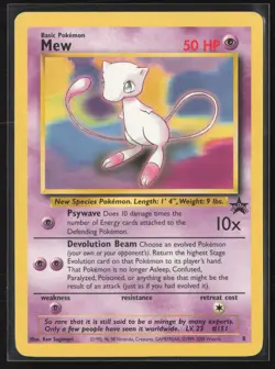 Mew (8) Promo WoTC Promo 08/53 NM Pokemon Card - Image 1