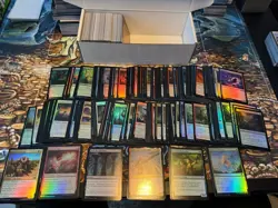 Lot of 500 FOIL Magic Gathering Bulk Commons Uncommons Commander Pauper Cards - Image 1