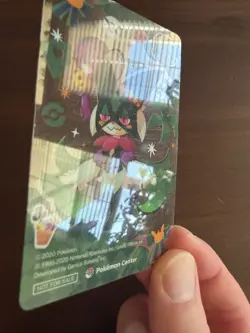 [LP] Pokemon Cafe Meowscarada Halloween Transparent Clear Card Promo Japanese - Image 3