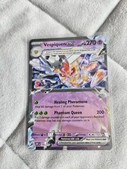 Pokemon Vespiquen EX TCG Obsidian Flames Holo Double Rare Card 096/197 - Image 1