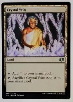 Mtg Crystal Vein Commander 2014 Regular ID 151 - Image 1