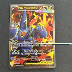 Mega Heracross EX 108/094 Me02: Phantasmal Flames Holo. Pokemon TCG - Image 1