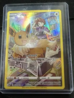 Pokemon TCG - Eevee TG11/TG30 Brilliant Stars Trainer Gallery Holo 🎄🎄🎄🎄 - Image 1
