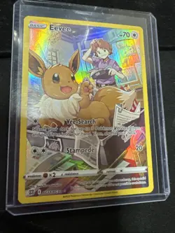Pokemon TCG - Eevee TG11/TG30 Brilliant Stars Trainer Gallery Holo 🎄🎄🎄🎄 - Image 2