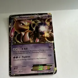 Pokemon TCG Mewtwo EX Black & White BW45 Promo Holo Basic 170HP X Ball Psydrive - Image 1
