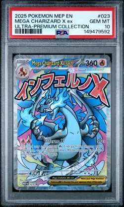 Mega Charizard X EX 023 Ultra-premium Collection Pokemon PSA 10 - Image 1