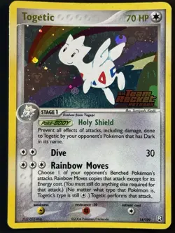 Pokemon Togetic 14/109 Reverse Holo EX Team Rocket Returns - LP - Image 1