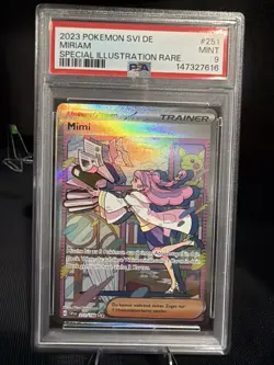 2023 Pokemon SVI-DE Miriam Scarlet & Violet Special Illustration Rare PSA 9 - Image 1