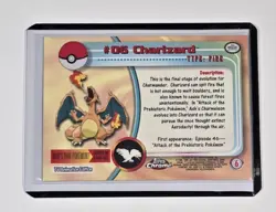 1999 Charizard #06 Pokemon Topps Chrome HOLO FOIL Card NM/M - Image 4