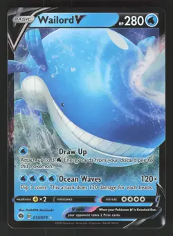 Wailord V 013/073 Pokemon TCG Champion's Path NM - Image 1