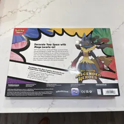 Pokemon Ascended Heroes Mega Evolution Lucario ex Premium Poster Collection - Image 2