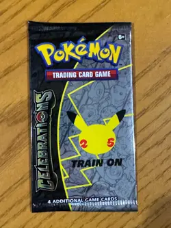 Pokemon 25th Anniversary Celebrations Booster Pack Factory Sealed - Image 1