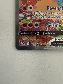 Pokemon Machamp V Full Art Ultra Rare Holo 172/189 Astral Radiance 220 HP - Image 4