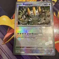 Pokemon Regigigas (Master Ball Pattern) 086/131 Sv: Prismatic Evolutions Holo - Image 1