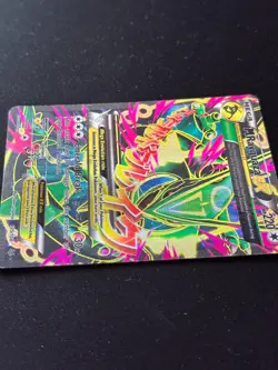 Pokemon TCG M Rayquaza EX 105/108 Roaring Skies Full Art Ultra Rare Holo LP - Image 4
