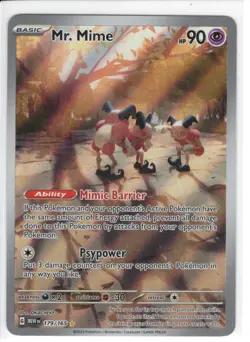 Pokemon TCG - SV 151 - Mr. Mime - 179/165 - Illustration Rare - Image 1