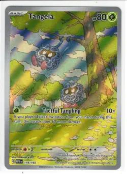 Pokemon TCG - SV 151 - Tangela - 178/165 - Illustration Rare - Image 1