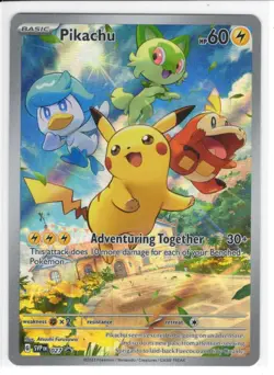 Pokemon TCG - Scarlet & Violet - Pikachu - SVP EN 027 - Black Star Promo - Image 1