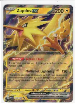 Pokemon TCG - SV 151 - Zapdos EX - 145/165 - Double Rare - Image 1