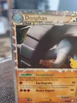 Donphan 107/123 Celebrations Classic 2021 Rare Holo Foil Pokemon TCG Card - NM - Image 2