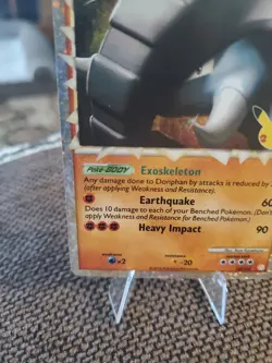 Donphan 107/123 Celebrations Classic 2021 Rare Holo Foil Pokemon TCG Card - NM - Image 4