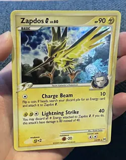 Pokemon TCG Platinum Arceus 2009: Zapdos G #12/99 Rare Holo, Near Mint condition - Image 2