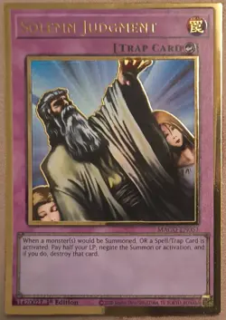 1x Yu-Gi-Oh! Solemn Judgment - MAGO-EN051 - Premium Gold Rare - 1st Edition - NM - Image 1