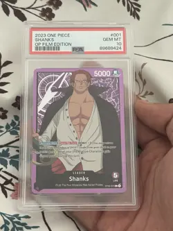 2023 One Piece Starter Deck Film Edition Shanks ST05-001 English PSA 10 - Image 1