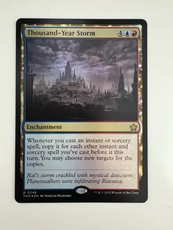 Thousand-Year Storm Foil MTG Magic the Gathering Card NM Near Mint FDN - Image 1