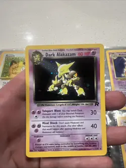 Pokemon Dark Alakazam Holo Rare TCG Card - Image 1