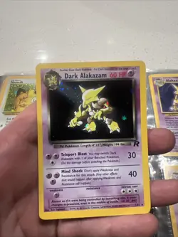 Pokemon Dark Alakazam Holo Rare TCG Card - Image 2