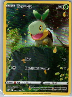 Turtwig GG31/GG70 Crown Zenith: Galarian Gallery - Pokemon Card - NM - Image 1