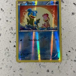 Shellos 28/114 XY Steam Siege Common Reverse Holo Pokemon TCG Card LP - Image 1