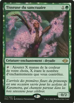 mtg magic sanctum weaver FRENCH vf fr tisseuse du sanctuaire horizons 2 availabl - Image 1