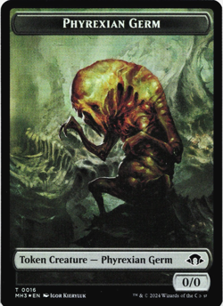 Phyrexian Germ / Cat Warrior Double-Sided Token (FOIL) - [Modern Horizons 3] MTG - Image 3