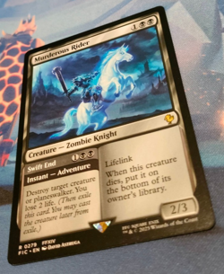 Murderous Rider - Final Fantasy Commander - NM (see pics) MTG - Image 3
