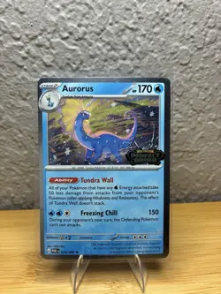 Pokemon TCG Aurorus Stamped Promo Card 024/088 English Perfect Order - Image 1