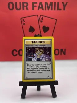 Imposter Oak's Revenge 76/82 Team Rocket WOTC Pokemon TCG Regular 1999 LP - Image 1