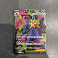 Mega Starmie EX 102/088 Full Art Ultra Rare Pokemon TCG: Perfect Order NM - Image 1