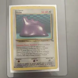 Pokemon TCG WOTC | Ditto 18/62 Non Holo | Fossil Set Rare HP - Image 1