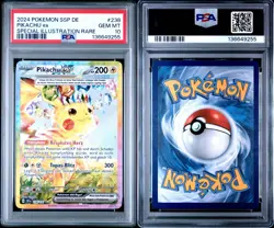 2024 Pokemon Sturmische Funken Pikachu PSA 10 Gem Mint #238 Deutsch - Image 1