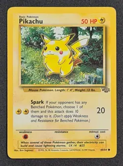 Pokemon TCG Pikachu Jungle 60/64 Regular Unlimited Common - Image 1