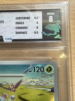 Grotle #164 Temporal Forces Illustration Rare 2024 Pokemon graded TFG 8 - Image 5
