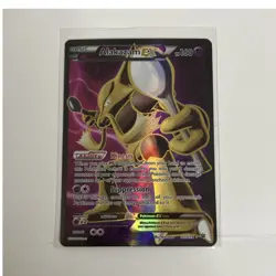 Alakazam EX Full Art Ultra Rare Holo 117/124 Fates Collide 160 HP Pokemon TCG - Image 1