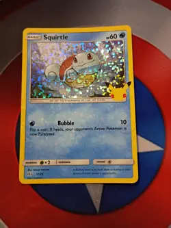 Squirtle 17/25 HOLO Pokemon 25th Anniversary Celebrations Mcdonalds - Image 1