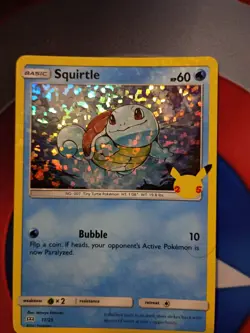 Squirtle 17/25 HOLO Pokemon 25th Anniversary Celebrations Mcdonalds - Image 3