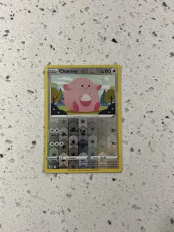 Chansey 202/264 Common Fusion Strike Pokemon Reverse Holo Near Mint - Image 1