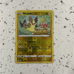 Reverse Holo Morpeko 035/072 Common Shining Fates Pokemon TCG - Image 1