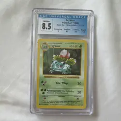 Pokemon Ivysaur 30/102 Base Set Shadowless Uncommon CGC 8.5 60HP 1999 Wizards - Image 1