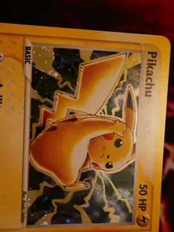 LP/MP Pokemon PIKACHU Card(Nintendo)BLACK STAR PROMO Set #012 EX Tin Holo Foil#3 - Image 4